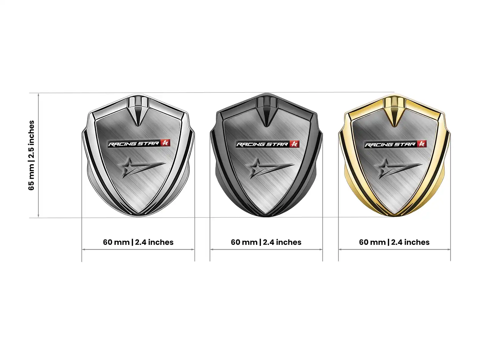 Emblem Car Badge Force Design High-Quality